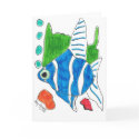 blue fish Greeting Card
