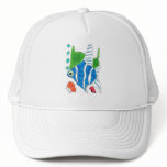  Blue fish Trucker Cap hats