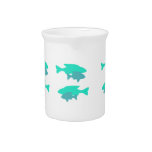 Blue Fishes Pitcher