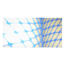 Blue Fishnets Personalized Photo Card