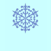 Blue Flake 1 t-shirts