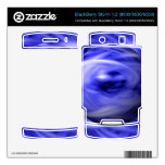 Blue Flame BlackBerry Storm Decals