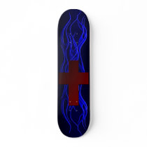 Blue Flame Cross Board skateboards