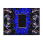 blue flame postcard
