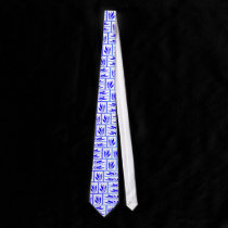 Blue Flame Tie ties