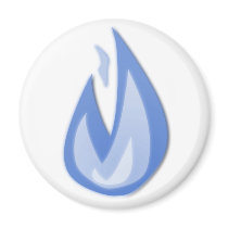 Blue Flames magnets