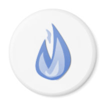 Blue Flames magnets