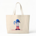 Blue Flamingo Bag by aradovan Blue Flamingo Bag