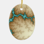 Blue Flash Christmas Ornament