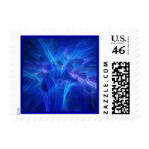 Blue Flash Postage