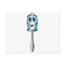 Blue Flathead Screwdriver Post Card