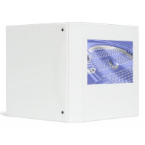 Blue flight vinyl binders