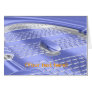 Blue flight card