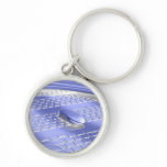 Blue flight key chain