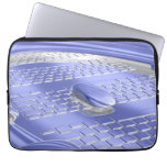 Blue flight laptop computer sleeve