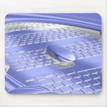 Blue flight mouse pad