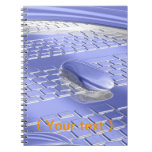 Blue flight spiral note books