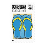 Blue Flip Flops Postage