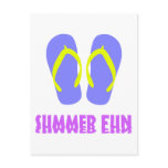 Blue Flip Flops Post Cards