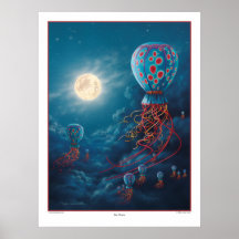 Blue Floaters Print