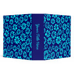 Blue Floral (2.0in) binders