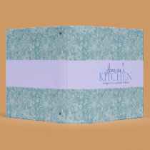 Blue Floral Binder binders