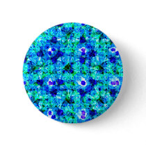Blue Floral Buttons