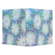 Blue Floral Lace Avery Binder by twopurringcats Blue Floral Lace Avery Binder