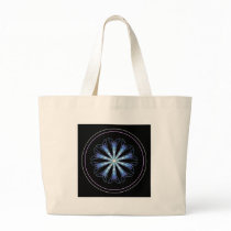 Blue floral mandala bags by cycreation Blue floral mandala bags