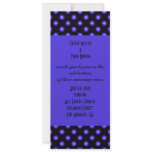 blue floral pattern personalized announcement