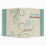 Blue Floral recipe binder