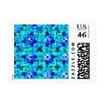 Blue Floral Stamps