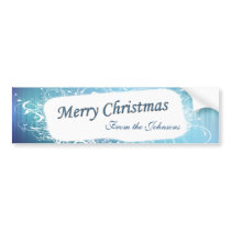 Blue Floral Wine Label bumper stickers by NotionsbyNique Blue Floral Wine Label bumper stickers