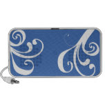 Blue Flourish Doodle Speaker