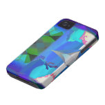 Blue flow  iphone barelythere case iPhone 4 Case-Mate case