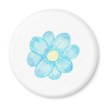 Blue Flower 2 Magnet
