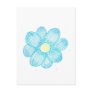 Blue Flower 2 Post Cards