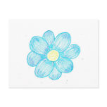 Blue Flower 2 Post Card