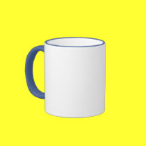 Blue Flower and  Pony mug
