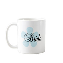 Blue Flower Bride Tshirts and Gifts Mug