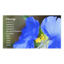 Blue Flower Business Card