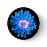BLUE FLOWER BUTTON