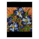 Blue Flower Cluster Cards