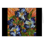 Blue Flower Cluster Cards