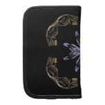 Blue Flower Framed with Gold Planner