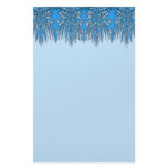 Blue Flower Fringe Fractal Stationery