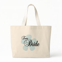 Blue Flower Future Bride bags by weddingsareus Blue Flower Future Bride bags