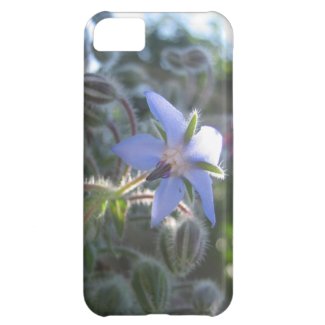 Blue Flower Haze Cover For iPhone 5C