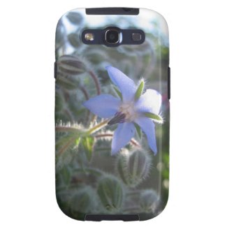 Blue Flower Haze Galaxy S3 Case