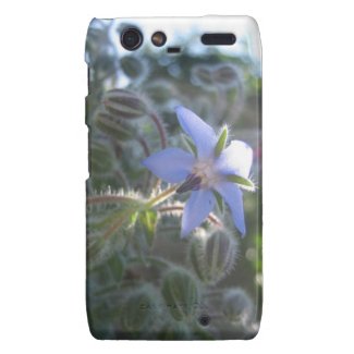 Blue Flower Haze Motorola Droid RAZR Covers